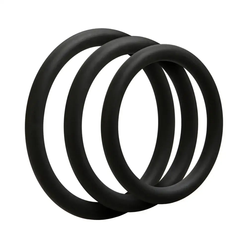 Doc Johnson Optimale 3 C-Ring Set Thin Black Rolik®
