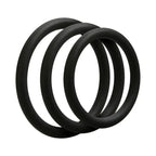 Doc Johnson Optimale 3 C-Ring Set Thin Black Rolik®