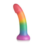 Simply Sweet Phallic Rainbow Silicone Dildo - Rolik®