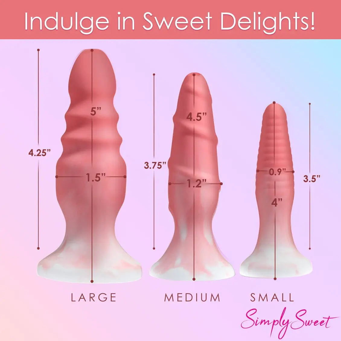 Simply Sweet Silicone Butt Plug Set - Rolik®