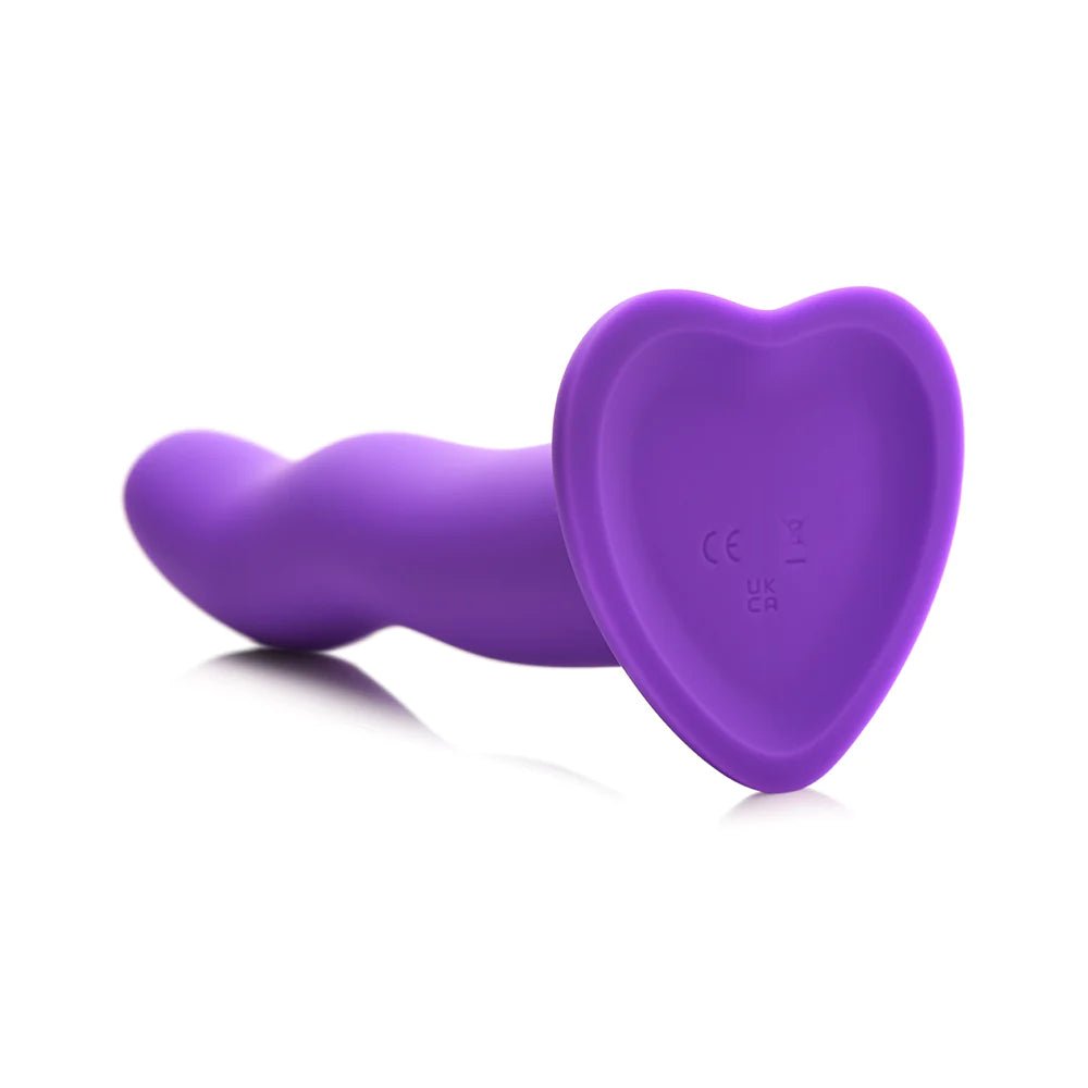 Simply Sweet Vibrating Wavy Silicone Dildo with Remote - Rolik®