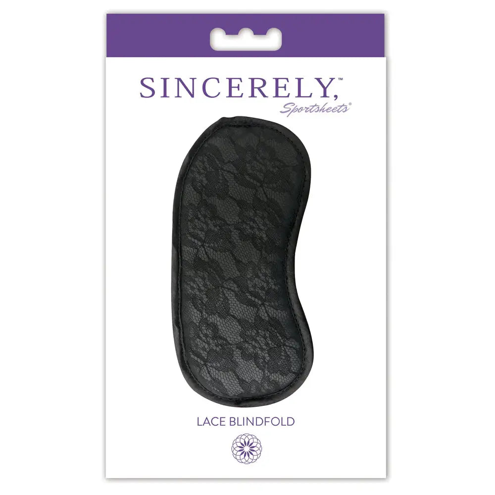 Sincerely® Lace Blindfold - Black