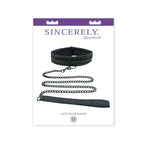 Sincerely® Lace Collar & Leash - Black - Restraints