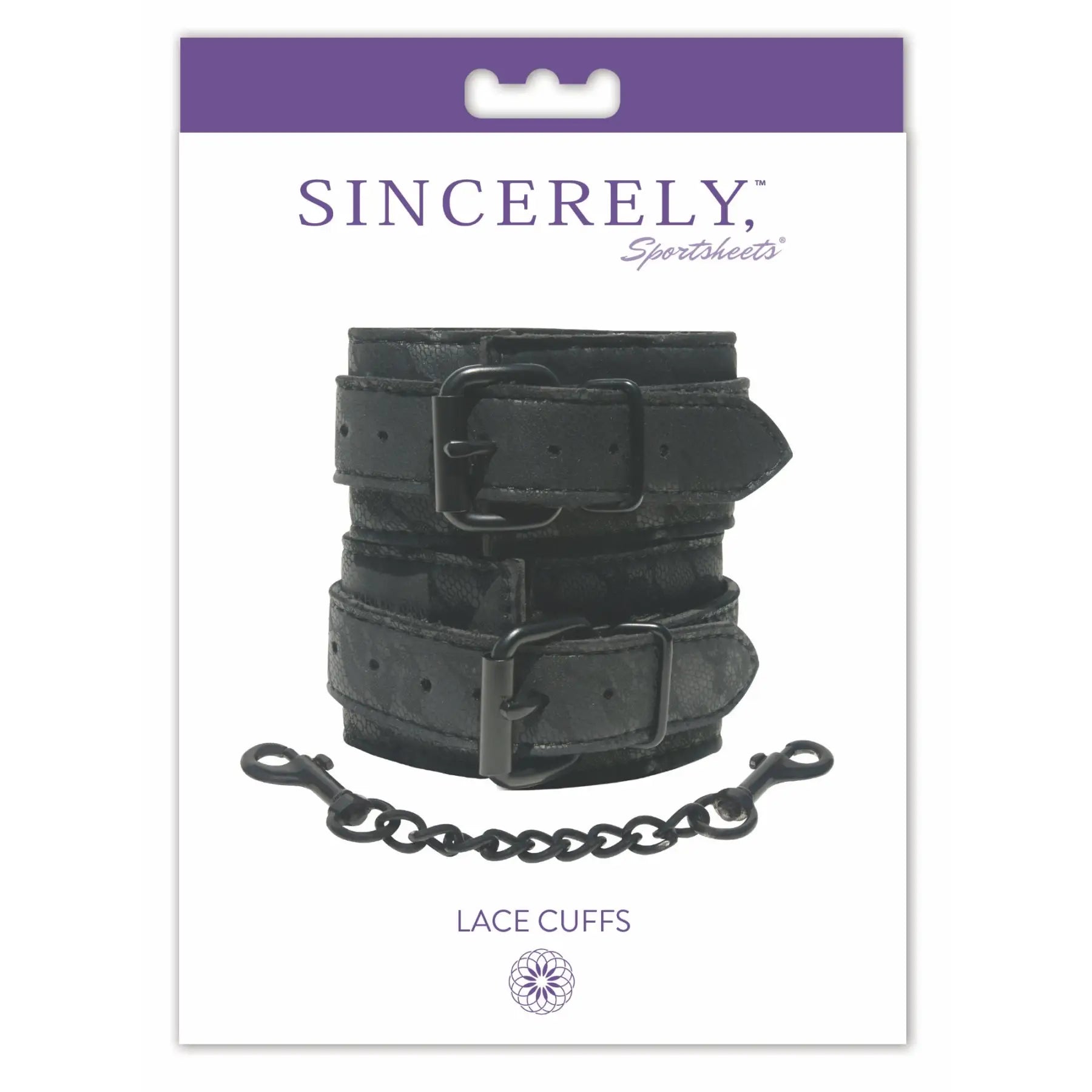 Sincerely® Lace Cuffs - Black - Restraints