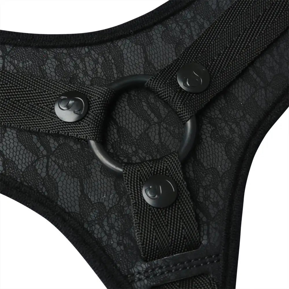Sincerely® Lace Strap On Harness - Black