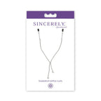 Sincerely® Teardrop Nipple Clips - Silver - Clamps