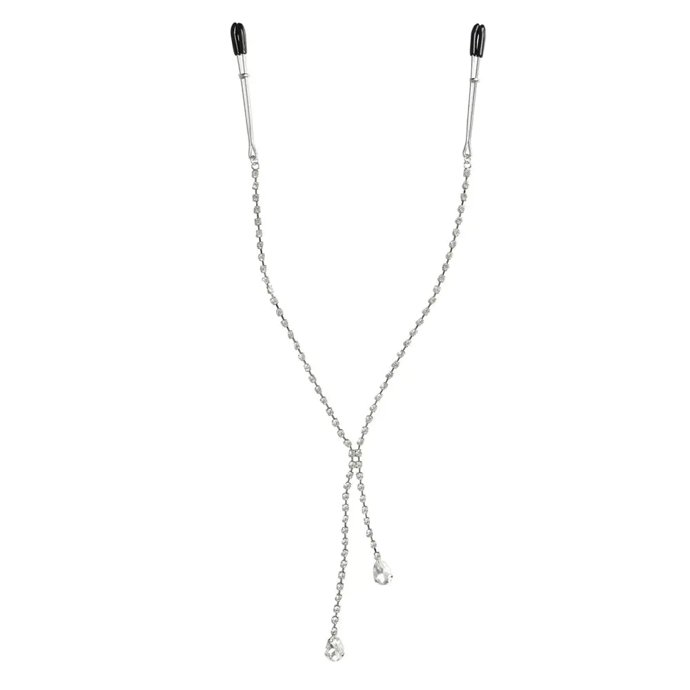 Sincerely® Teardrop Nipple Clips - Silver - Clamps