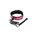 Sinful Collar with Leash - Pink - Restraints