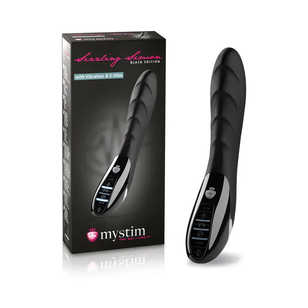 Sizzling Simon E Stim Vibrator Black