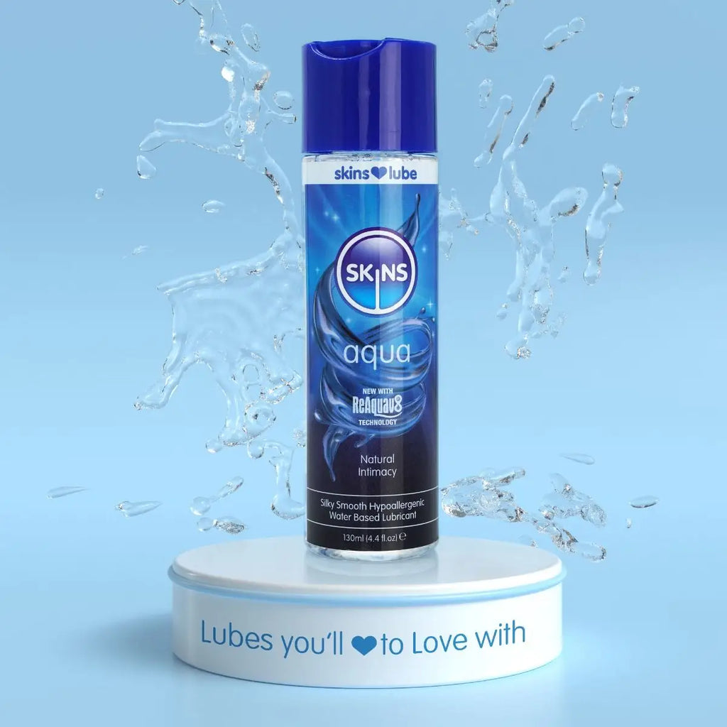 Skins Aqua Water Based Lubricant 4.4 fl. oz.