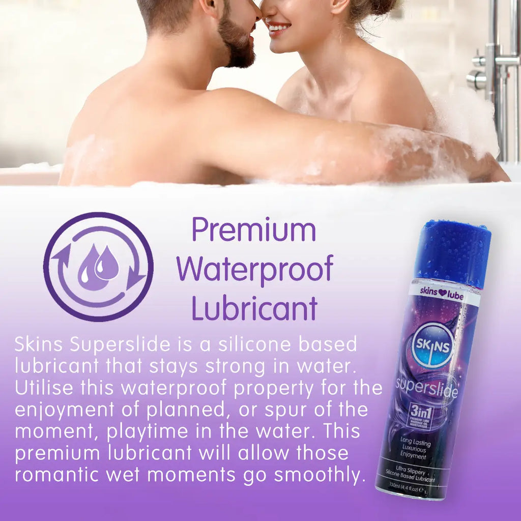 Skins Super Slide Silicone Based Lubricant 4.4 fl. oz.