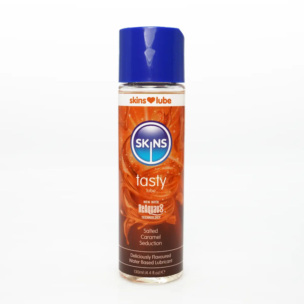 Salted Caramel Skins Water - Based Flavored Lubricant