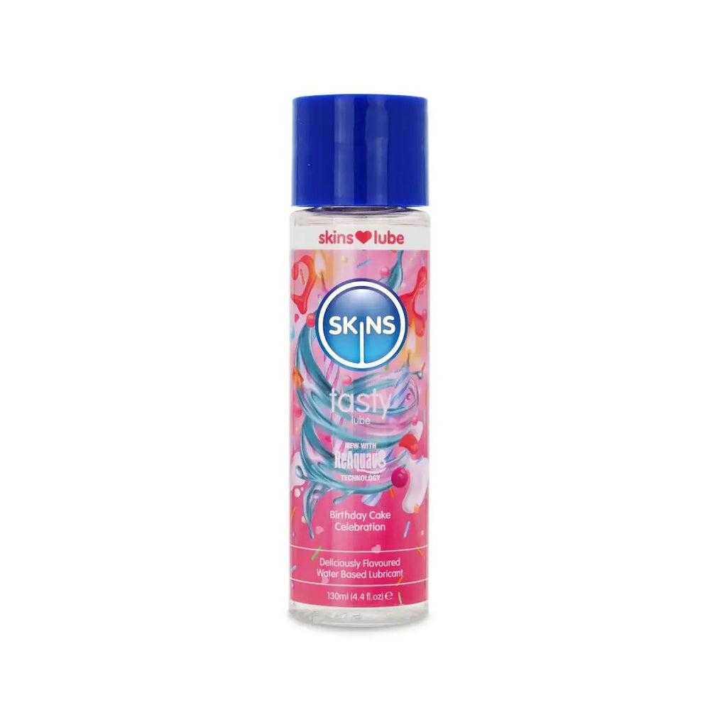 Skins Water - Based Flavored Lubricant Birthday Cake