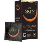 12 Pack SKYN® Elite Large Lubricated Non-Latex Condoms