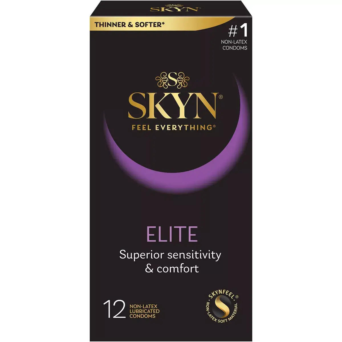12-Pack SKYN® Elite Thin Non-Latex Condoms