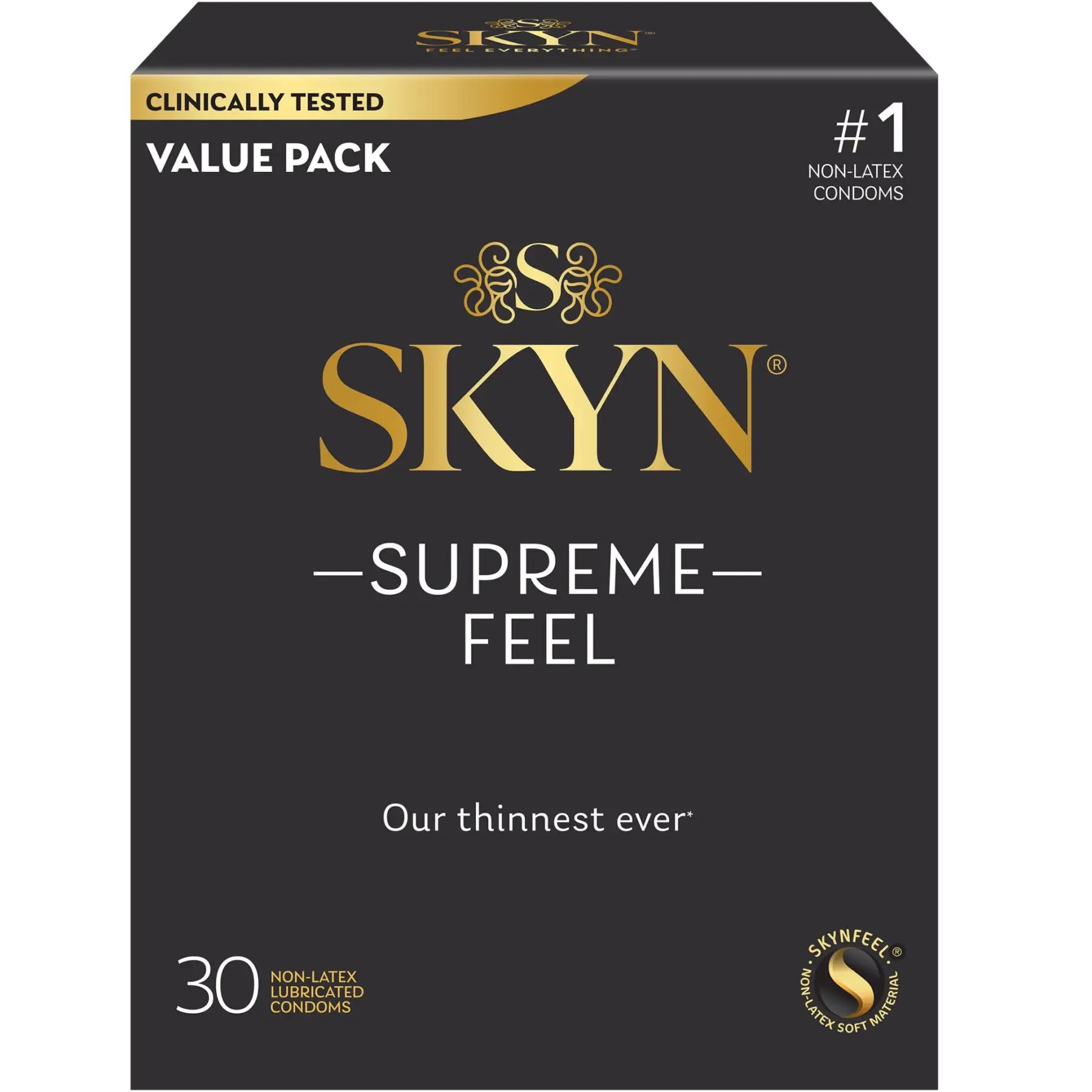30-Pack SKYN® Supreme Feel Non-Latex Condoms