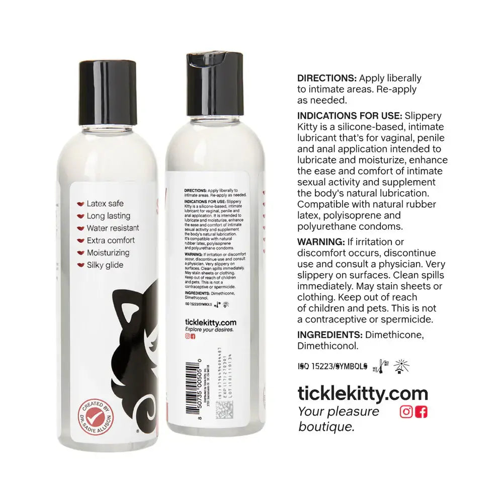 4 fl. oz. Slippery Kitty Silicone Lubricant