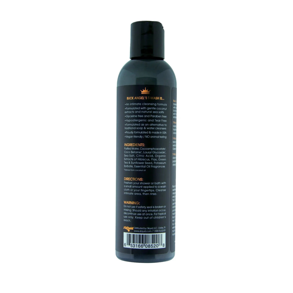 Sliquid® Buck Angel’s T-Wash | pH-Balanced Intimate Cleanser for Trans Men 8.5 fl. oz.
