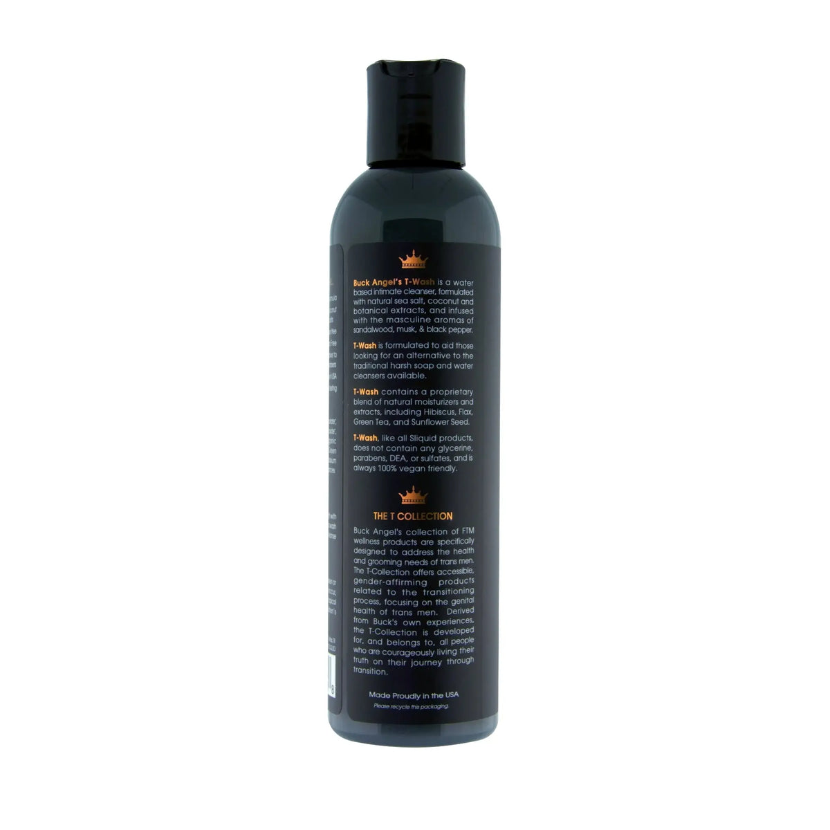 Sliquid® Buck Angel’s T-Wash | pH-Balanced Intimate Cleanser for Trans Men 8.5 fl. oz.