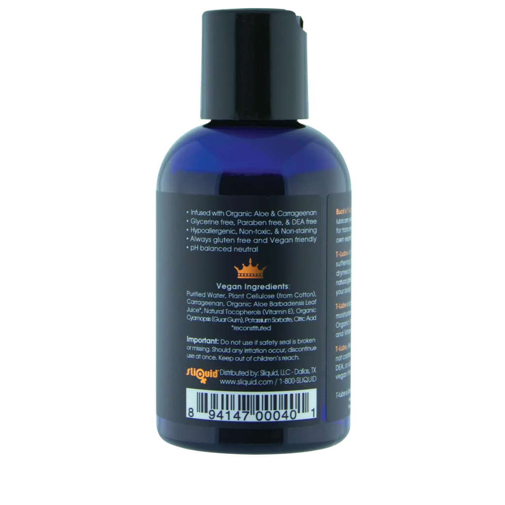 Sliquid® Sliquid Buck Angel’s T-Lube | Water-Based Personal Lubricant 4.2 fl. oz.