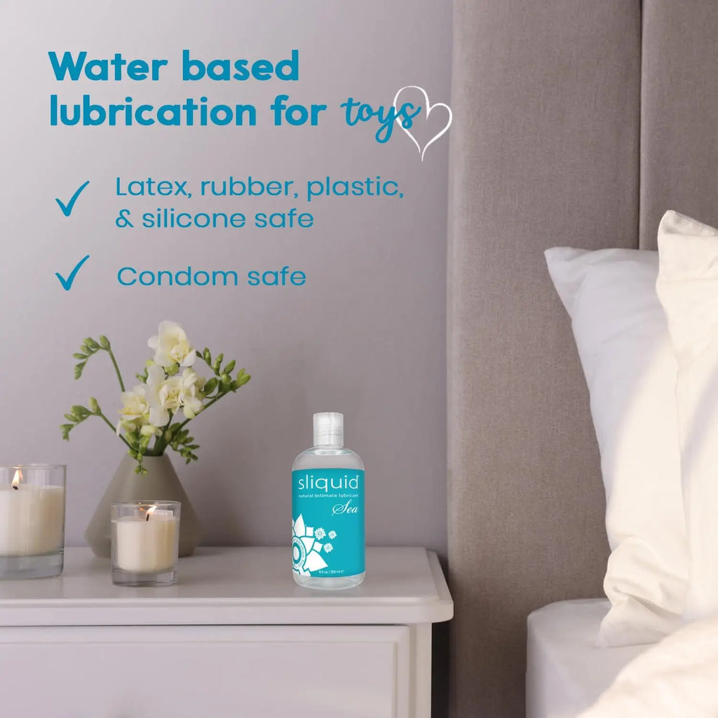 Sliquid® Sliquid Sea Water-Based Lubricant | pH Balanced Vegan & Toy Safe