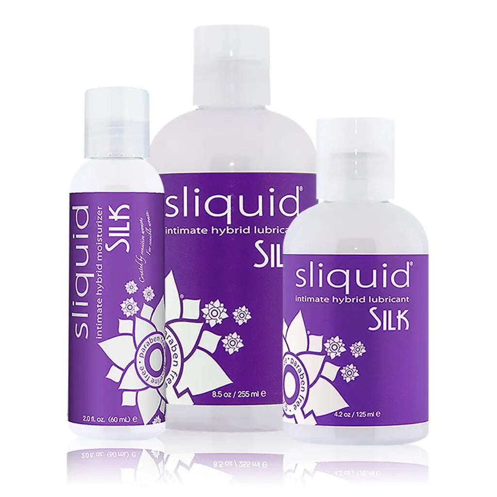 Sliquid® Sliquid Silk Hybrid Lubricant – Water & Silicone Blend pH Balanced