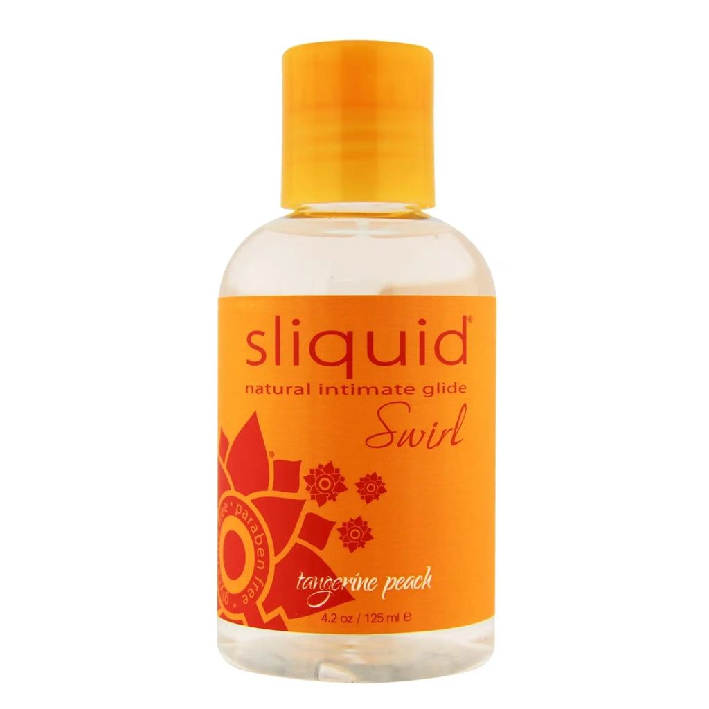 Sliquid® Sliquid Swirl Naturals Flavored Water-Based Lubricant Tangerine Peach