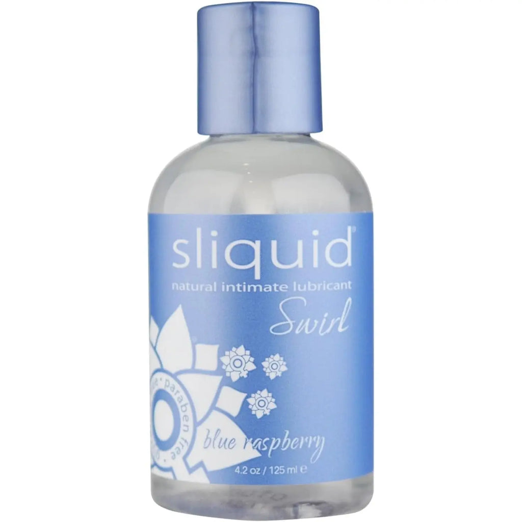 Sliquid® Sliquid Swirl Naturals Flavored Water-Based Lubricant Blue Raspberry