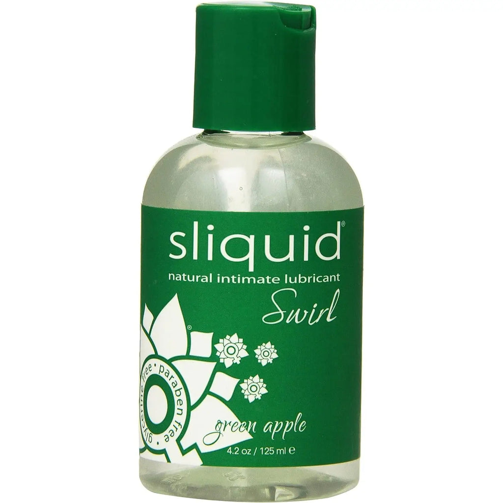 Sliquid® Sliquid Swirl Naturals Flavored Water-Based Lubricant Green Apple