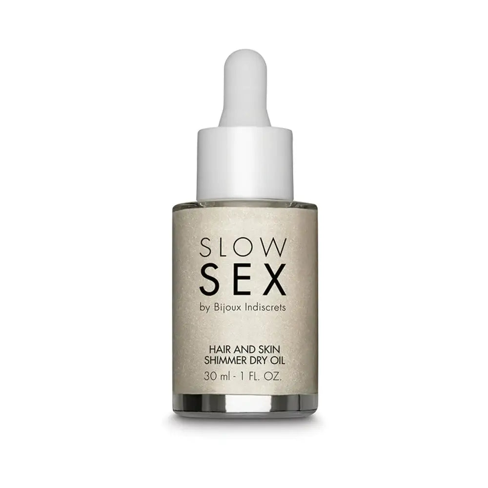 Bijoux Indiscrets Slow Sex Hair & Skin Shimmer Dry Oil - Rolik®