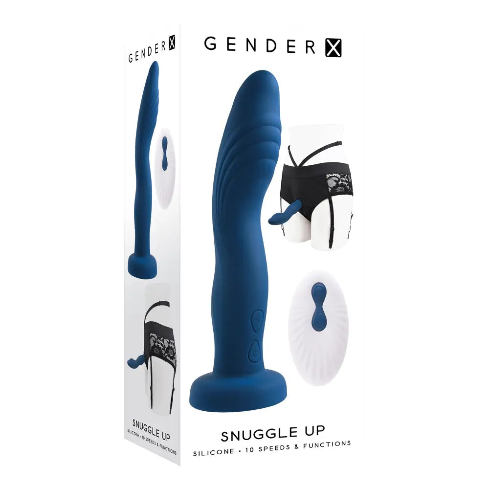 Gender X Snuggle Up Remote Vibrating Strap - On Dildo - Rolik®