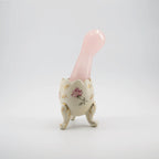 Solace Rose Quartz Wand / 7’’ Curved Double End Bulbous Tapered