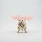 Solace Rose Quartz Wand / 7’’ Curved Double End Bulbous Tapered