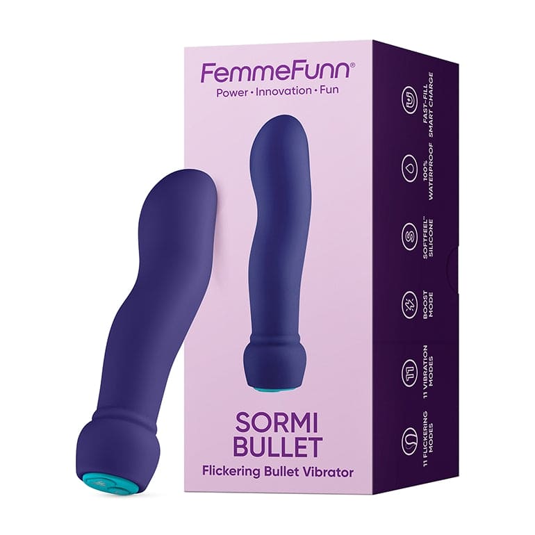 Femmefunn Sormi Flickering Bullet Vibrator Purple - Rolik®