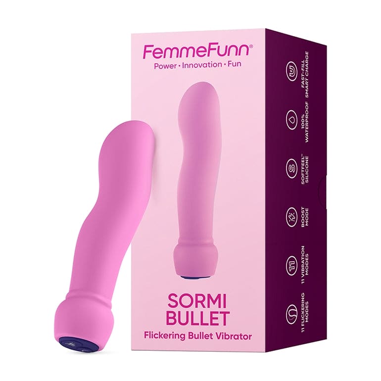 Femmefunn Sormi Flickering Bullet Vibrator Pink - Rolik®