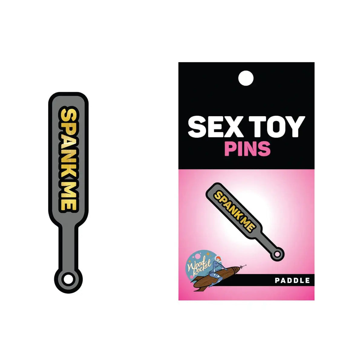 Spank Me Paddle Soft Enamel Pin - Rolik®