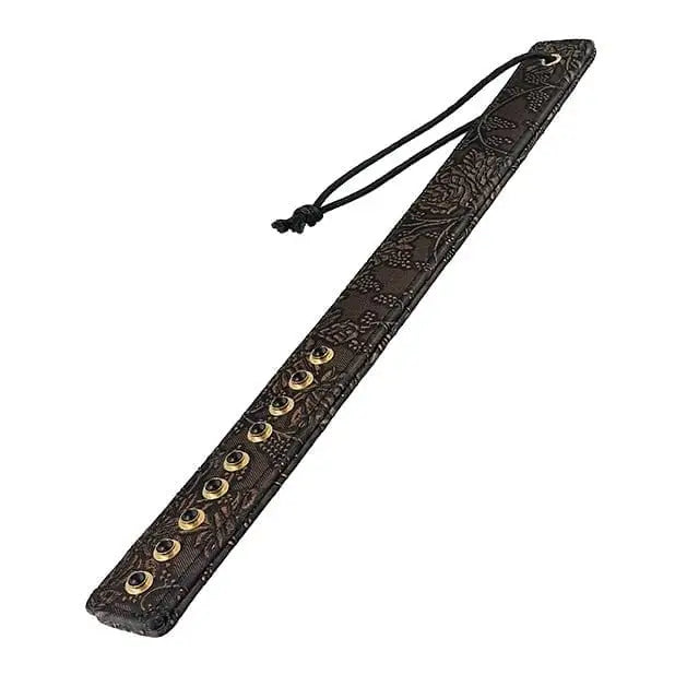 Spartacus™ Brown Floral Print Paddle with Gems - Rolik®