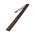 Spartacus™ Brown Floral Print Paddle with Gems - Flogger