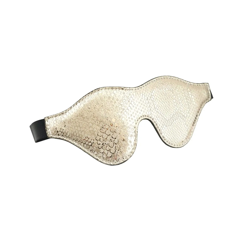 Spartacus™ Spartacus Snakeskin Leather Blindfold