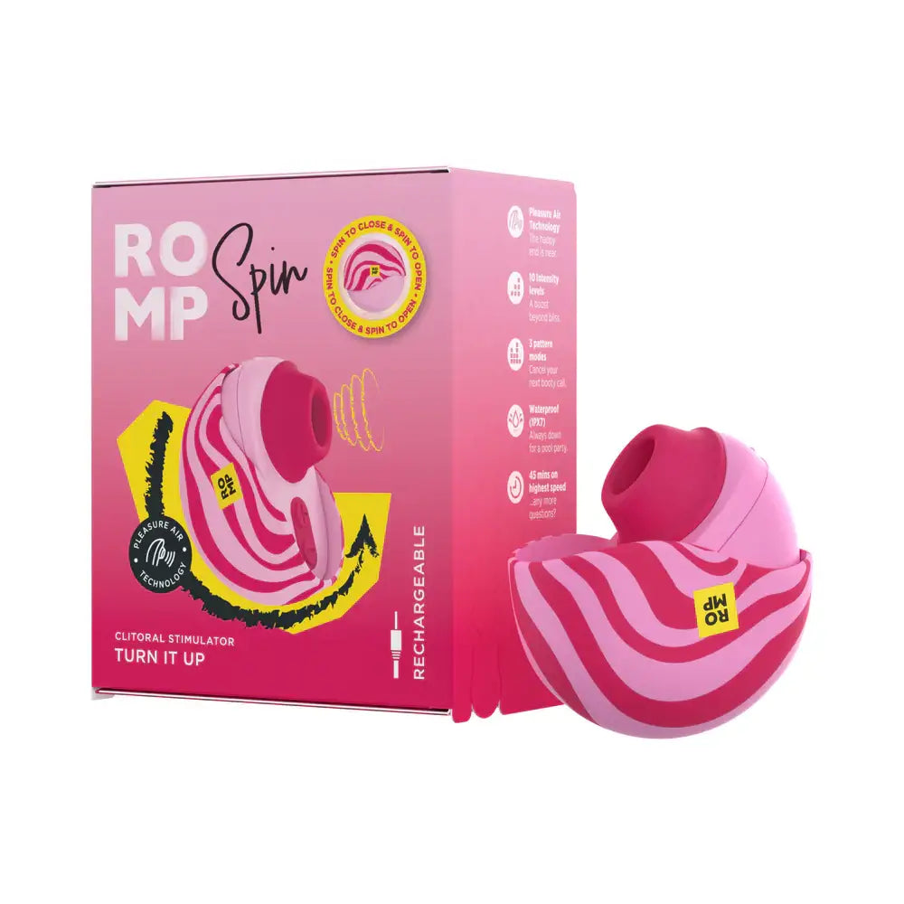 Spin Travel Clitoral Stimulator Multicolor Vibrator