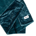 Splash Blanket Furlush Waterproof – Plush Velvet & Faux Rabbit Fur Medium / Emerald