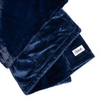 Splash Blanket Furlush Waterproof – Plush Velvet & Faux Rabbit Fur Large / Navy
