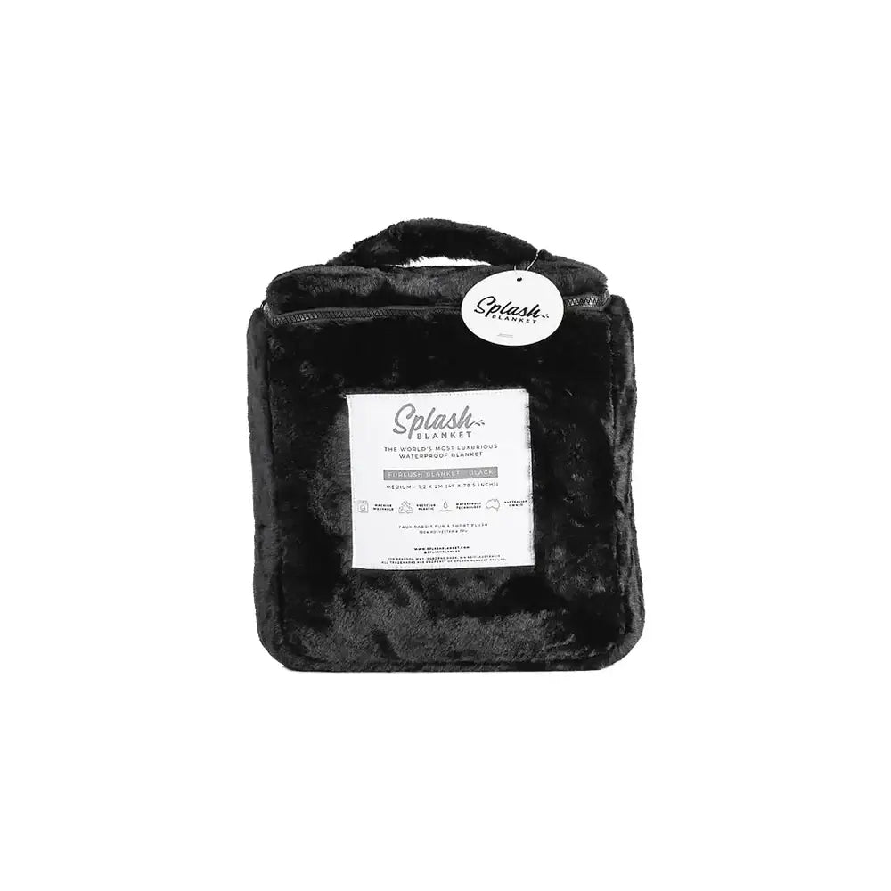 Splash Blanket Furlush Waterproof – Plush Velvet & Faux Rabbit Fur