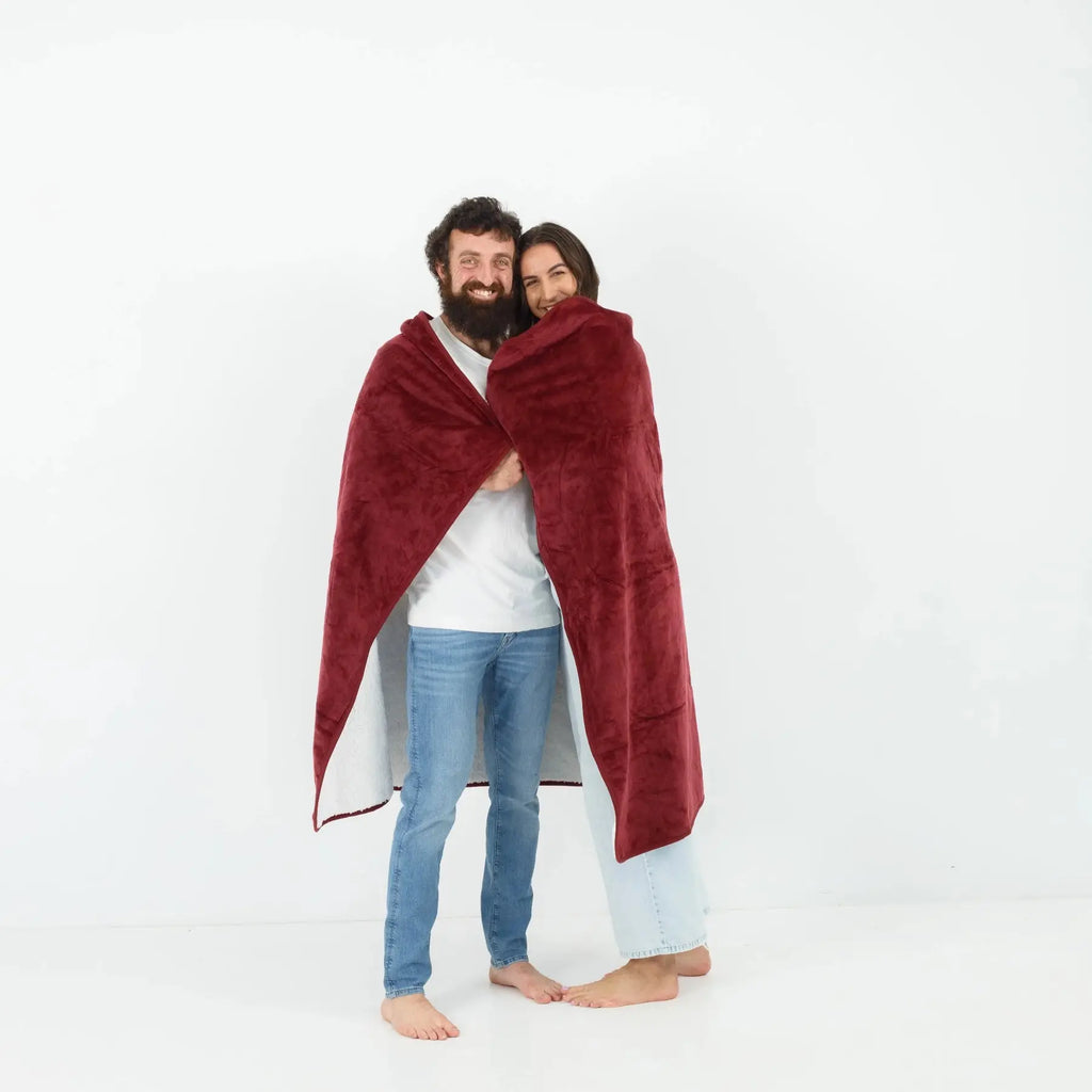 Splash Blanket OG Waterproof – Dual-Sided Sherpa & Micro-Velvet