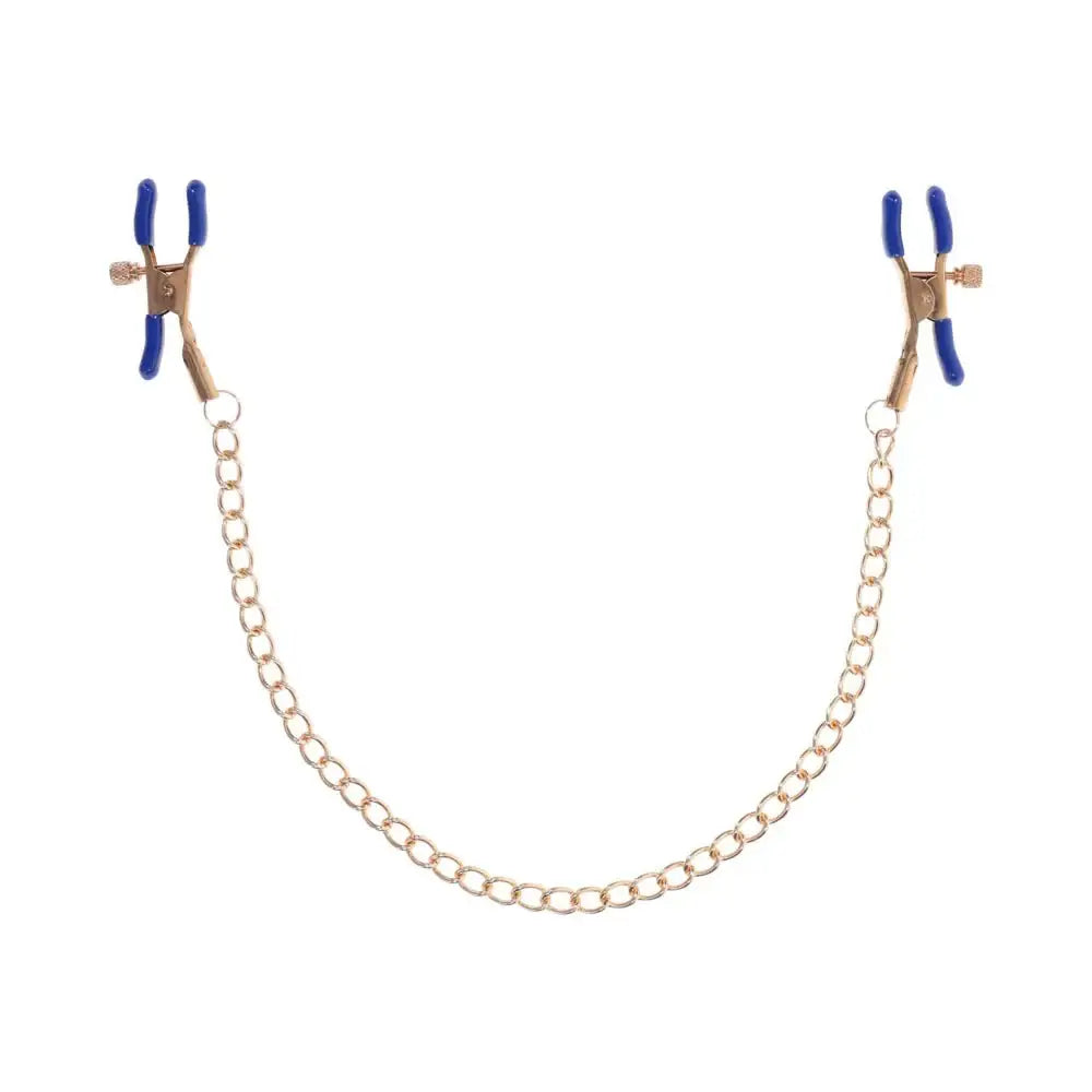 Sportsheets® Sex & Mischief® Cougar Chained Nipple Clamps - Rolik®