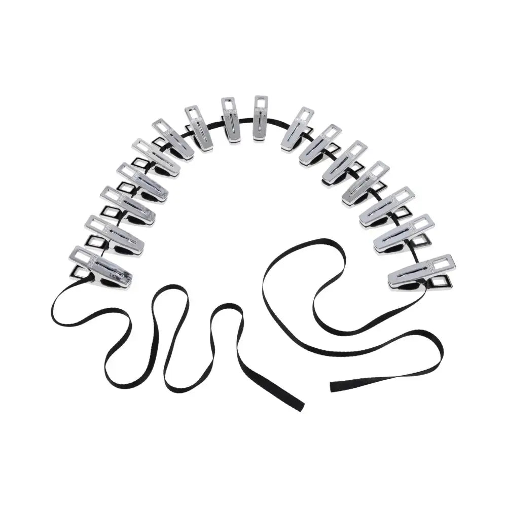 Sportsheets® Edge Body Zipper Clothes Pins – 16-Piece Sensation Set by Sportsheets