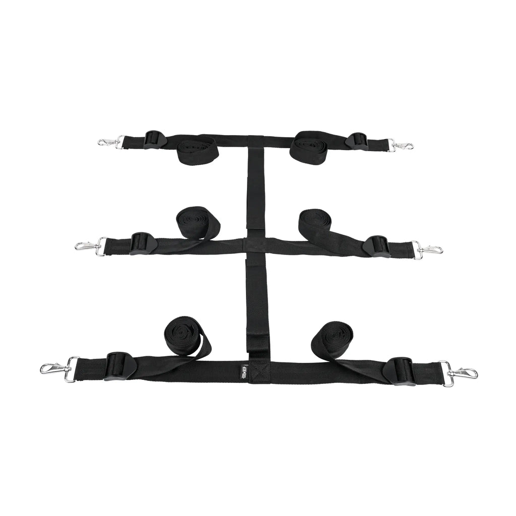 Sportsheets® Edge Extreme Under the Bed Restraint System – 6-Point Bondage Kit by Sportsheets