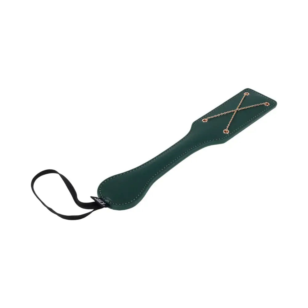 Sportsheets® Indica Chain Impressions Paddle Emerald