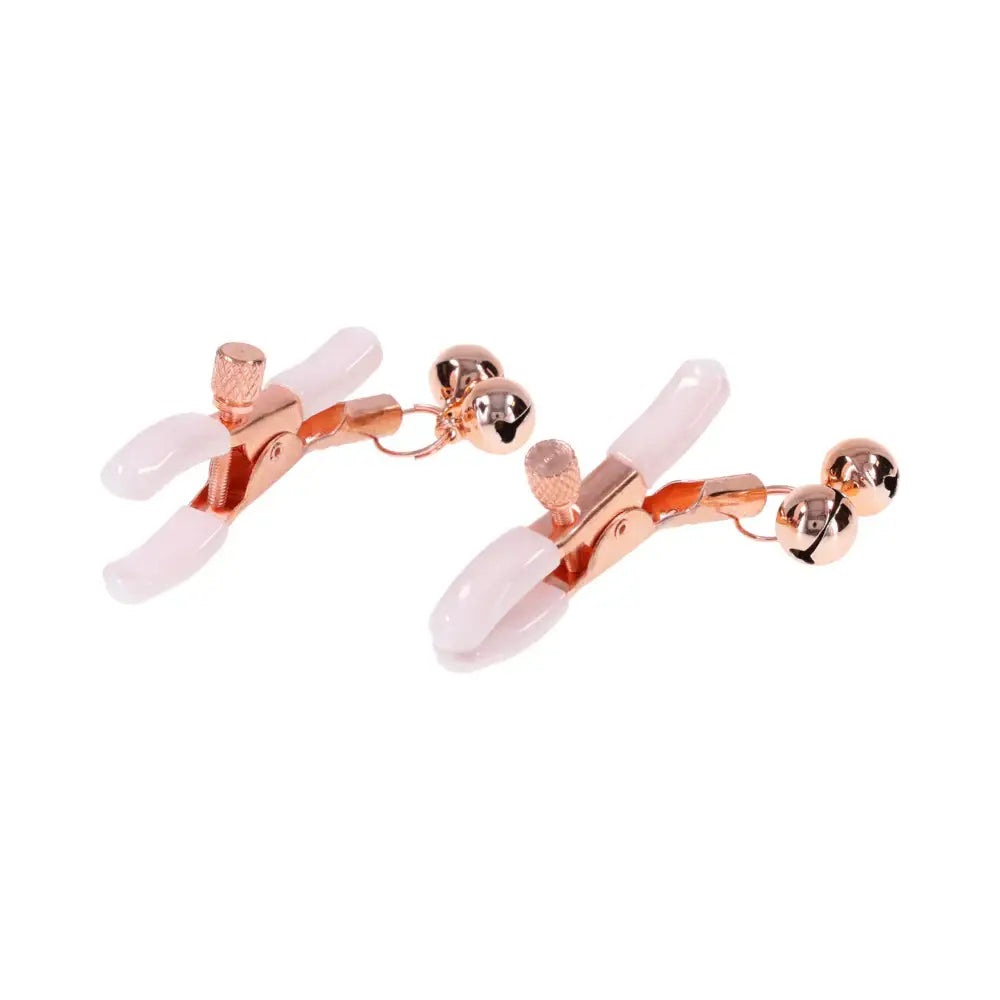 Sex & Mischief® Peaches ’n CreaMe Bell Nipple Clamps