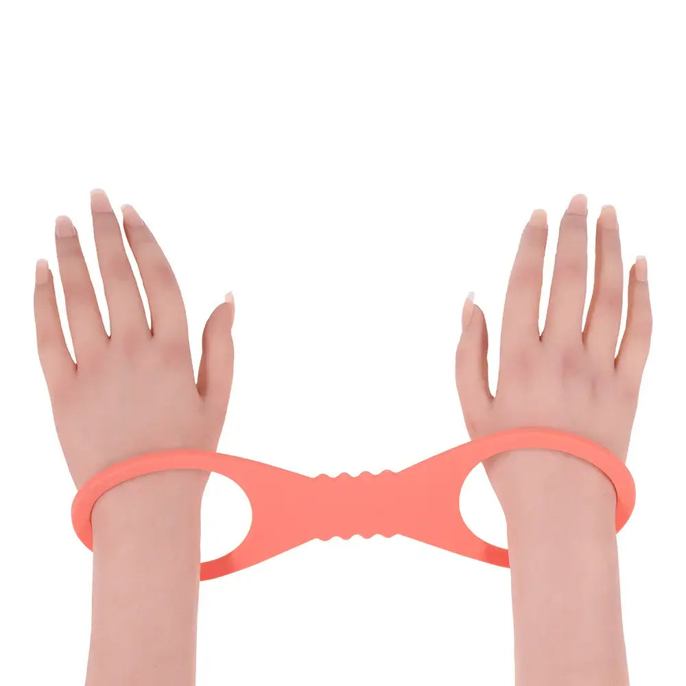 Peach / Large Sex & Mischief Peaches ’n CreaMe Silicone Cuffs